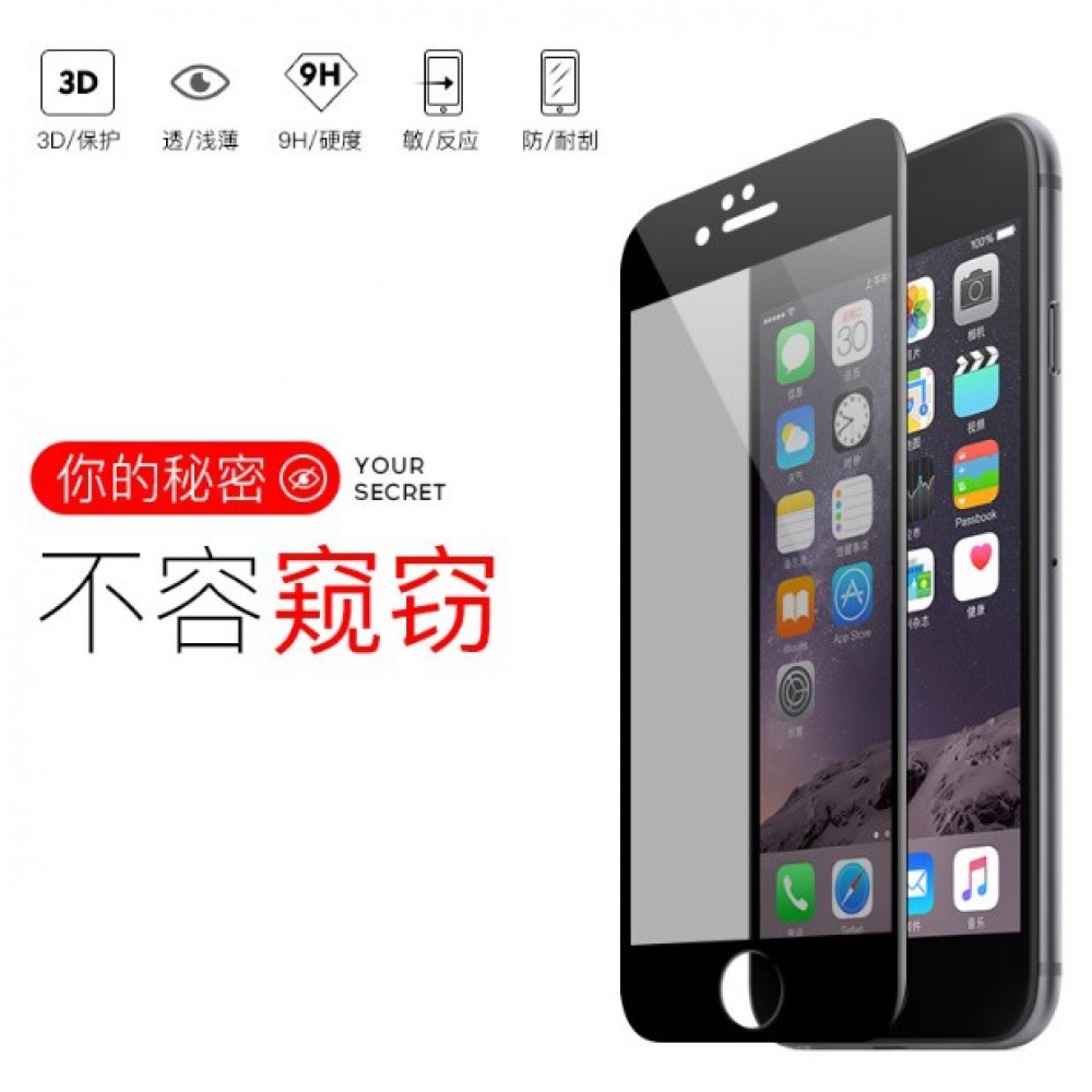 [優質] iPhone 6、 iPhone 6 plus 高清防窺膜 iPhone 6S  iPhone 6+防窺玻璃膜