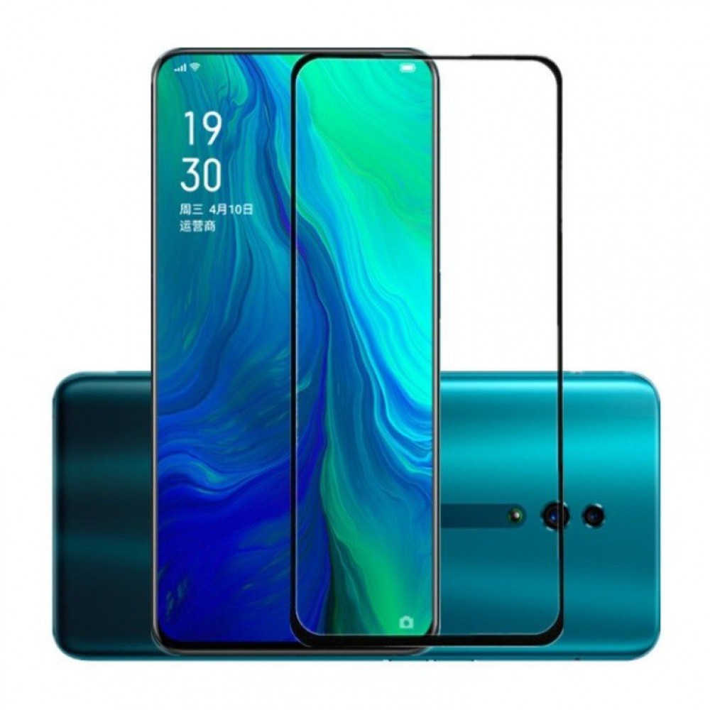 OPPO RENO 二次強化玻璃膜 OPPO RENO 滿版玻璃保護貼 全膠貼合 無網點