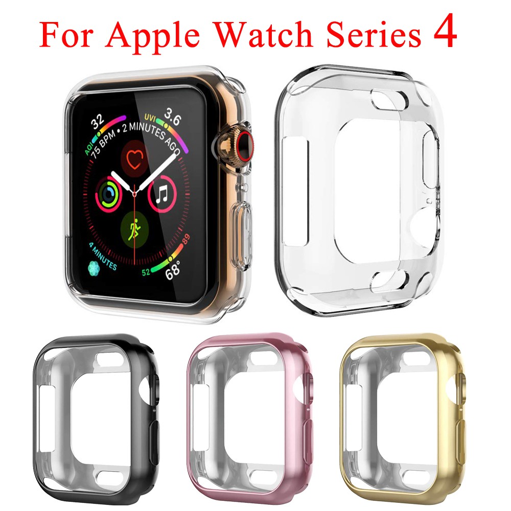 Apple watch 4/5/6代 電鍍保護套 apple watch 5 apple watch 6 TPU軟膠套