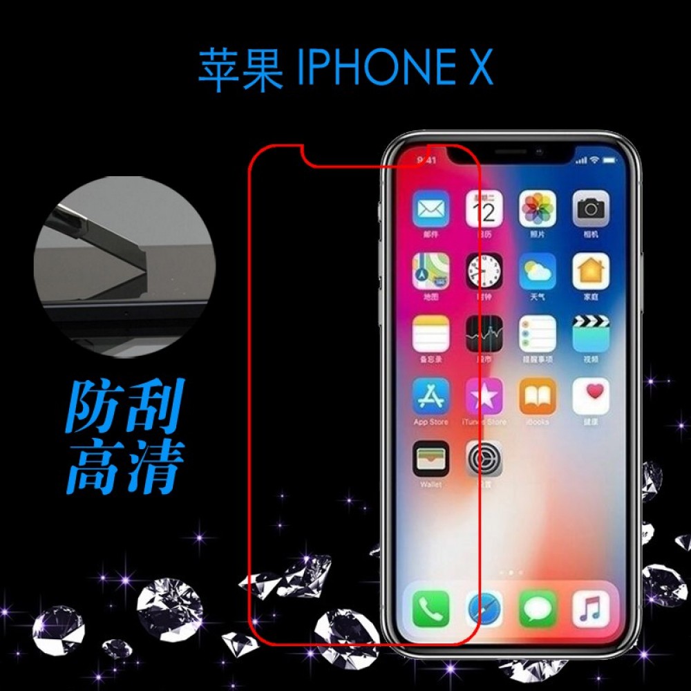 iPhone X 鋼化玻璃膜 iPhone XS 玻璃保護貼 非滿版