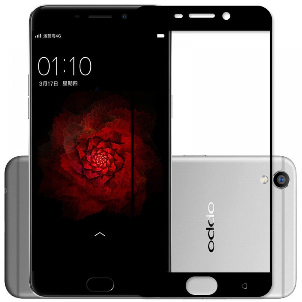 OPPO R9 二次強化全屏玻璃膜 OPPO R9 滿版保護貼 全膠貼合 無網點 無白邊